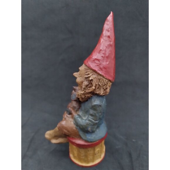 Vintage Tom Clark 1984 sitting gnome holding 'teddy' figurine - Picture 16 of 16
